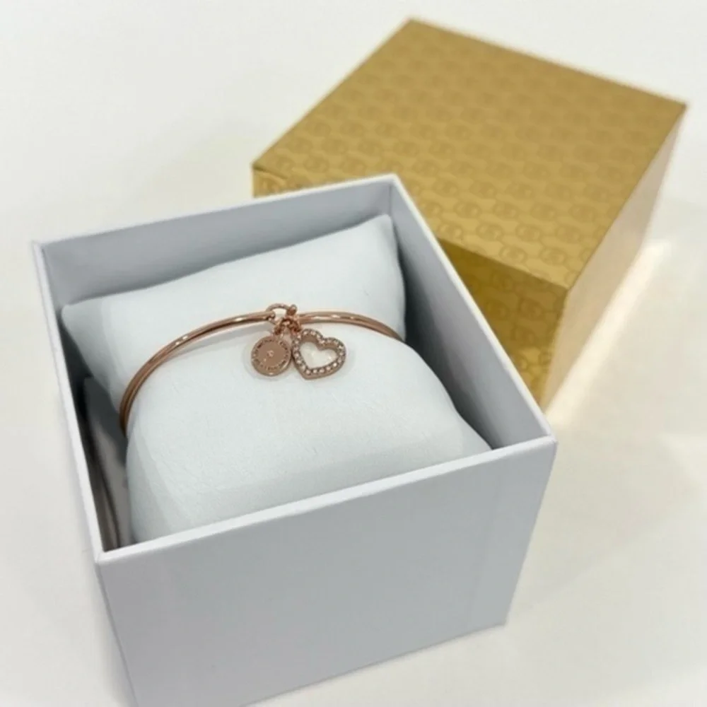 Michael Kors Rose Gold Tone Bangle Bracelet